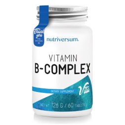 Комплексы витаминов и минералов PurePRO (Nutriversum) Vitamin B-complex  (60 таб)