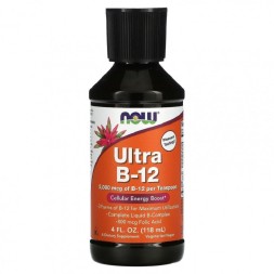 Витамины группы B NOW Ultra B-12 Liquid  (118ml.)