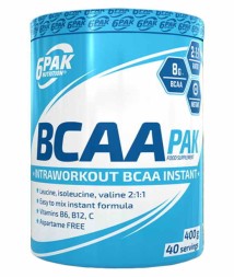 Спортивное питание 6PAK Nutrition BCAA Pak  (400 г)