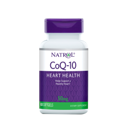 Коэнзим Q10  Natrol CoQ-10 50 мг  (60 капс)