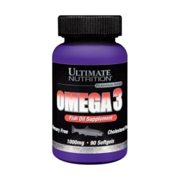 БАДы для мужчин и женщин Ultimate Nutrition Omega 3  (90 капс)
