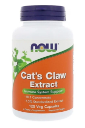 Иммуномодуляторы NOW Cat's Claw Extract  (120 vcaps)