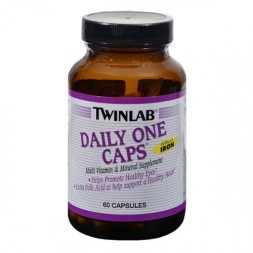 Комплексы витаминов и минералов Twinlab Daily One Caps without IRON  (180 капс)